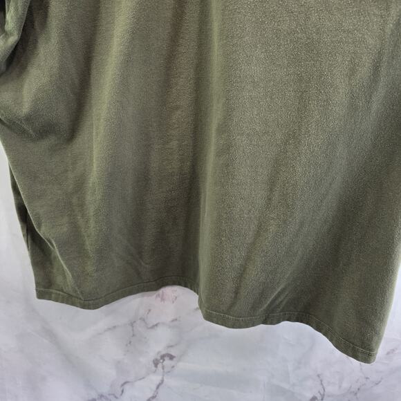 Carhartt T Shirt Mens XL Green Pocket Relaxed Fit Tee Short Raglan Force - Picture 7 of 11